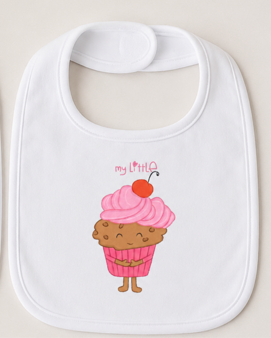 My Little Cupcake - Baby Pink Bib